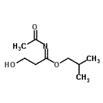 CAS 登录号：343331-06-6， 异丁基(1E)-N-乙酰基-3-羟基丙亚氨酸酯