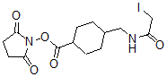 CAS 登录号：343803-27-0， 4-(碘乙酰氨基甲基)环己烷羧酸 2,5-二氧代-1-吡咯烷基酯