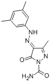 CAS#: 34388-24-4, (4Z)-4-[(3,5-Dimethylphenyl)Hydrazinylidene]-3-Methyl-5-Oxopyrazole-1-Carboxamide