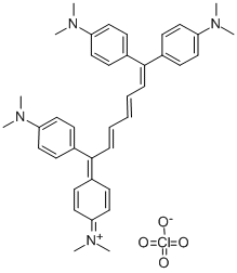 CAS#: 34411-77-3, Dimethyl[4-[1,7,7-Tris(4-Dimethylaminophenyl)-2,4,6-Heptatrienylidene]-2,5-Cyclohexadien-1-Ylidene]Ammonium Perchlorate