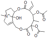CAS#: 34429-54-4, (3Z,14aR,14bR)-4,6-Bis(acetyloxy)-3-ethylidene-2,3,4,5,6,7,9,11,13,14,14a,14b-dodecahydro-5,6,12-trimethyl-2,7-dioxo-[1,6]Dioxacyclododecino[2,3,4-gh]pyrrolizinium