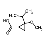 CAS 登录号：344294-24-2， 2-异丙基-2-甲氧基环丙烷羧酸