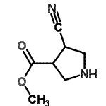 CAS#: 344294-42-4, Methyl 4-Cyano-3-Pyrrolidinecarboxylate