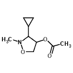 CAS#: 344304-83-2, 3-Cyclopropyl-2-Methyl-1,2-Oxazolidin-4-Yl Acetate