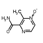 CAS#: 344326-72-3, 3-Methyl-2-Pyrazinecarboxamide 4-Oxide