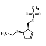 CAS 登录号：344327-57-7， [(1R,5R)-5-乙氧基-2-环戊烯-1-基]甲基甲烷磺酸酯