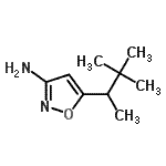 CAS#: 344748-96-5, 5-(3,3-Dimethyl-2-Butanyl)-1,2-Oxazol-3-Amine