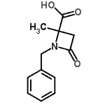 CAS 登录号：344765-41-9， 1-苄基-2-甲基-4-氧代-2-吖丁啶羧酸