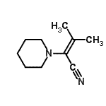 CAS 登录号：344773-12-2， 3-甲基-2-(1-哌啶基)-2-丁烯腈
