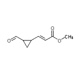 CAS 登录号：344774-80-7， 甲基(2E)-3-(2-甲酰基环丙基)丙烯酸酯