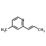 CAS#: 344902-31-4, 4-Methyl-2-[(1E)-1-Propen-1-Yl]Pyridine