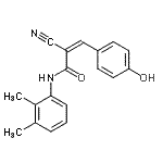 CAS#: 345257-35-4, (2Z)-2-Cyano-N-(2,3-Dimethylphenyl)-3-(4-Hydroxyphenyl)Acrylamide