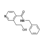 CAS 登录号：345311-05-9， N-苄基-3-(2-羟基乙基)异烟酰胺