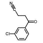 CAS 登录号：34555-37-8， 4-(3-氯苯基)-4-氧代丁腈