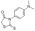 CAS#: 34557-44-3, 3-[4-(dimethylamino)phenyl]-2-thioxo-1,3-thiazolidin-4-one