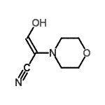 CAS 登录号：345581-21-7， (2Z)-3-羟基-2-(4-吗啉基)丙烯腈