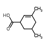 CAS 登录号：34564-59-5， 3,5-二甲基-2-环己烯-1-羧酸