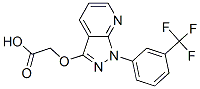 CAS#: 34580-64-8, 2-[1-[3-(Trifluoromethyl)Phenyl]Pyrazolo[5,4-b]Pyridin-3-Yl]Oxyacetic Acid