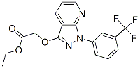 CAS#: 34580-65-9, Ethyl 2-[1-[3-(Trifluoromethyl)Phenyl]Pyrazolo[5,4-b]Pyridin-3-Yl]Oxyacetate