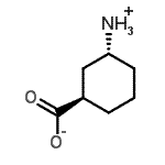 CAS 登录号：34583-99-8， (1R,3R)-3-铵基环己甲酸酯