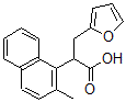 CAS 登录号：3459-58-3， 3-呋喃-2-基-2-(2-甲基萘-1-基)丙酸