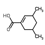 CAS 登录号：34599-22-9， 3,5-二甲基-1-环己烯-1-羧酸