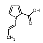 CAS 登录号：34600-54-9， 1-[(1E)-1-丙烯-1-基]-1H-吡咯-2-羧酸