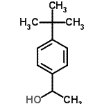 CAS 登录号：34610-60-1， 1-[4-(2-甲基-2-丙基)苯基]乙醇