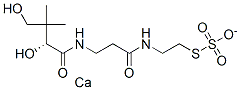 CAS 登录号：34644-00-3， 钙(2R)-2,4-二羟基-3,3-二甲基-1-氧代-1-[[3-氧代-3-(2-磺酸基硫基乙基氨基)丙基]氨基]丁烷