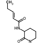 CAS#: 34655-93-1, (2E)-N-(2-Oxo-3-Piperidinyl)-2-Pentenamide