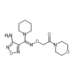 CAS#: 346645-35-0, 2-({(Z)-[(4-Amino-1,2,5-Oxadiazol-3-Yl)(1-Piperidinyl)Methylene]Amino}Oxy)-1-(4-Morpholinyl)Ethanone