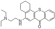 CAS#: 34667-52-2, 5-(2-Diethylaminoethylamino)-1,2,3,4-Tetrahydrobenzo[c]Thioxanthen-7-One