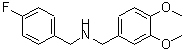 CAS#: 346694-18-6, 1-(3,4-Dimethoxyphenyl)-N-(4-Fluorobenzyl)Methanamine