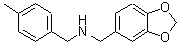 CAS 登录号：346704-23-2， 1-(1,3-苯并二氧戊环-5-基)-N-(4-甲基苄基)甲胺