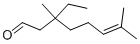 CAS#: 34687-43-9, 3-Ethyl-3,7-Dimethyloct-6-Enal