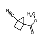 CAS 登录号：34731-79-8， 甲基4-氰基双环[2.1.0]戊烷-1-羧酸酯