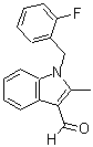 CAS 登录号：347323-87-9， 1-(2-氟-苄基)-2-甲基-1H-吲哚-3-甲醛