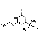 CAS#: 34747-80-3, 4-Ethoxy-6-(2-Methyl-2-Propanyl)-1,3,5-Triazine-2(1H)-Thione