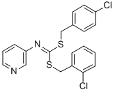 CAS 登录号：34763-34-3， [1-(2-氯苯基)-1-(4-氯苯基)乙基](吡啶-3-基氨基)二硫代甲酸酯