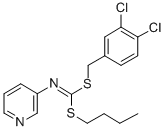 CAS#: 34763-43-4, N-(2-Butylpyridin-3-Yl)-1-(3,4-Dichlorophenyl)Sulfanyl-1-Methylsulfanylmethanimine