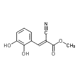 CAS 登录号：348153-55-9， 甲基(2E)-2-氰基-3-(2,3-二羟基苯基)丙烯酸酯
