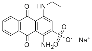 CAS 登录号：34824-60-7， 1-氨基-4-乙基氨基-9,10-二氧代蒽-2-磺酸钠