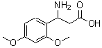 CAS 登录号：34841-02-6， 3-氨基-3-(2,4-二甲氧基苯基)丙酸