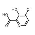 CAS 登录号：348635-39-2， 4-氯-3-羟基-2-吡啶羧酸