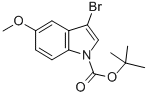 CAS#: 348640-11-9, 3-Bromo-5-Methoxyindole-1-Carboxylic Acid Tert-Butyl Ester