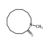 CAS 登录号：34949-17-2， 1-甲基氮杂环十二烷-2-硫酮