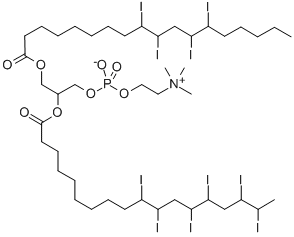 CAS#: 34957-08-9, [2-(10,11,13,14,16,17-Hexaiodooctadecanoyloxy)-3-(9,10,12,13-Tetraiodooctadecanoyloxy)Propyl] 2-Trimethylazaniumylethyl Phosphate