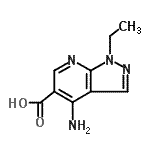 CAS 登录号：34966-16-0， 4-氨基-1-乙基-1H-吡唑并[3,4-b]吡啶-5-羧酸