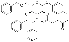 CAS#: 350600-54-3, (3S,4R,5R,6S)-4-Oxo-pentanoic acid 4,5-bis-benzyloxy-6-benzyloxymethyl-2-p-tolylsulfanyl-tetrahydro-pyran-3-yl ester