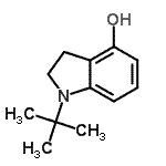 CAS#: 350683-35-1, 1-(2-Methyl-2-Propanyl)-4-Indolinol